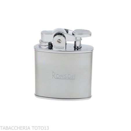 Briquet Ronson Nostalgia Jet Flame, finition chrome satiné - Briquets - Métal