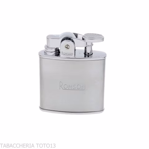 Ronson Nostalgia Jet Flame Lighter, Satin Chrome Finish - Lighters - Metal