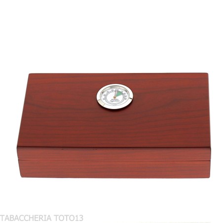 Petite cave à cigares en merisier avec hygromètre externe - Accessoires Cigare - Bois