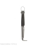 Curapipe da porta chiavi con 3 attrezzi cromo satinato - Accessori Per Pipe
