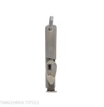 Keychain Pipe Towel with 3 Tools, Satin Chrome - Accessories for tobacco pipes - Metal