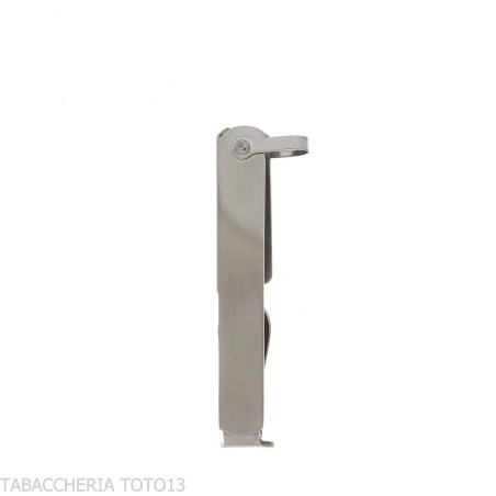 Toalla para pipa con llavero y 3 herramientas, cromo satinado - Accesorios para pipas de tabaco