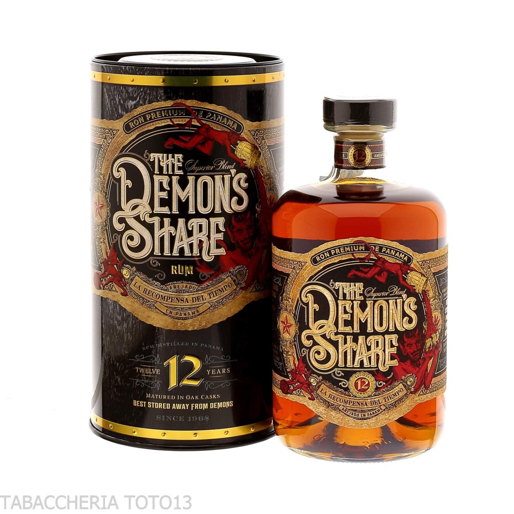 The Demon's Share 12 yo Rum Panama Vol.41% Cl.70 - Destilliert