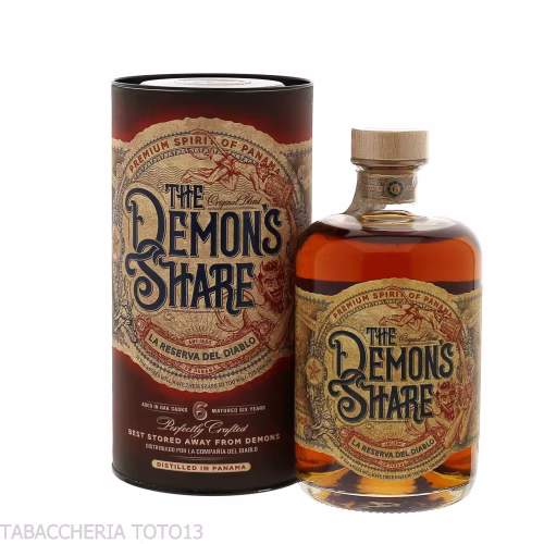 The Demon's Share Reserva Diablo 6 yo Vol.40% Cl.70-Rum