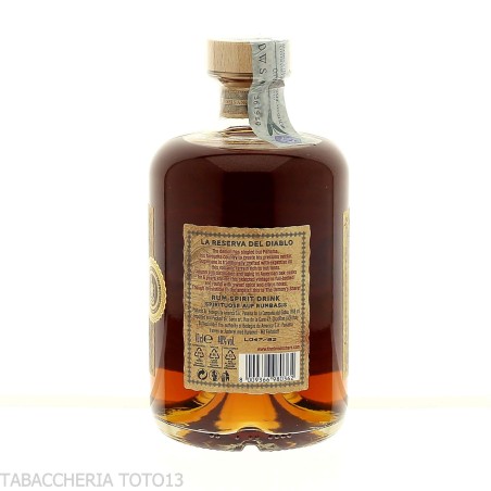 The Demon's Share Reserva Diablo 6 yo Vol.40% Cl.70 - Spiritueux - Mélasse