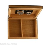 Zebrawood Cigar Humidor Complete with Ashtray and Cutter - Accessories Cigar - Wood