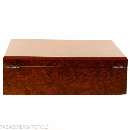Boîte humidifiée pour cigares en bruyère complète avec cendrier, coupe-cigare et porte-cigare - Accessoires Cigare - Racine n
