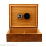 Boîte humidifiée pour cigares en bruyère complète avec cendrier, coupe-cigare et porte-cigare - Accessoires Cigare - Racine n