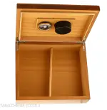 Boîte humidifiée pour cigares en bruyère complète avec cendrier, coupe-cigare et porte-cigare - Accessoires Cigare - Racine n