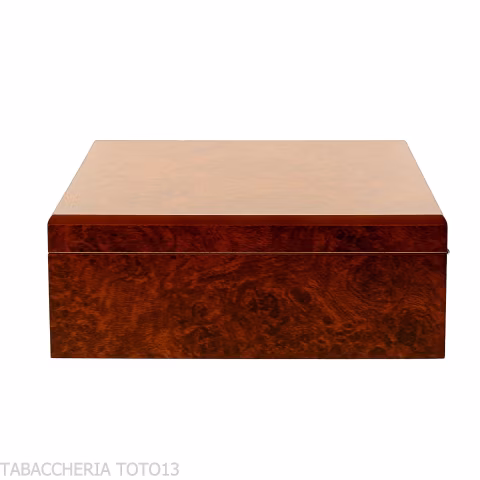 Befeuchtete Box für Briar-Zigarren komplett mit Aschenbecher, Cutter und Zigarrenhalter - Zubehör Cigar