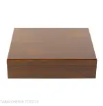 Scatola umidificata portasigari finitura noce lucido 20 sigari - Accessori Per Sigari