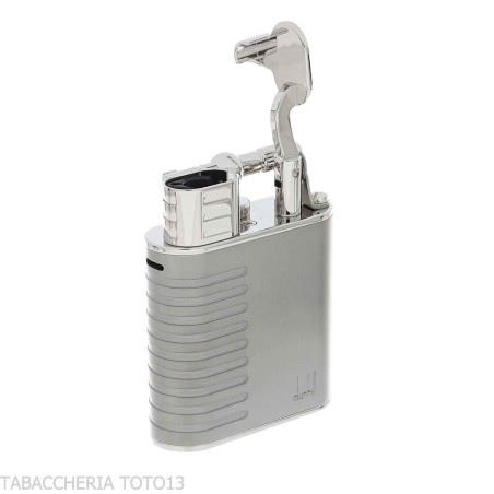 Dunhill Unique Driven Jet Flame Lighter, Satin Ruthenium - Lighters - Metal
