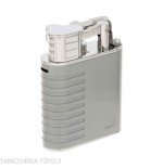 Dunhill Unique Driven Jet Flame Lighter, Satin Ruthenium - Lighters - Metal