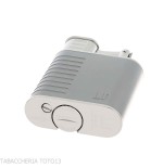 Dunhill Unique Driven Jet Flame Lighter, Satin Ruthenium - Lighters - Metal