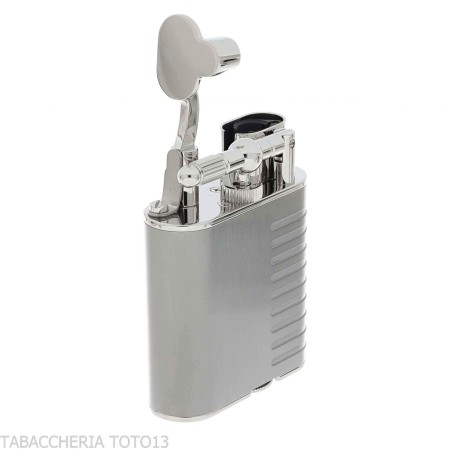 Dunhill Unique Driven Jet Flame Feuerzeug, Satin Ruthenium - Feuerzeuge