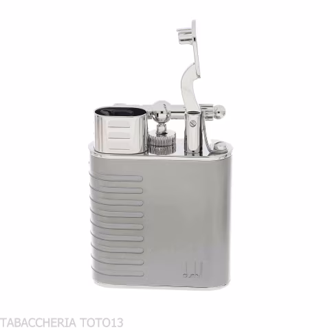 Encendedor Dunhill Unique con Llama Jet Impulsada, Rutenio Satinado - Alumbradores