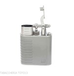 Dunhill Unique Driven Jet Flame Lighter, Satin Ruthenium - Lighters - Metal