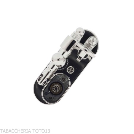 Dunhill Unique Driven Jet Flame Lighter, Satin Ruthenium - Lighters - Metal