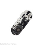 Dunhill Unique Driven Jet Flame Lighter, Satin Ruthenium - Lighters - Metal
