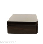 Asymmetrical Cigar Humidifier in Polished Walnut with Accessories - Accessories Cigar - Wood