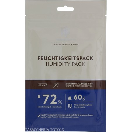 Truemidity Paquete de 10 unidades Control de Humedad 72% (60 gramos)-Humidificadores bidireccionales