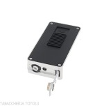 Accendino Porsche Design P 3648.01 nero jet flame piatta - Accendini