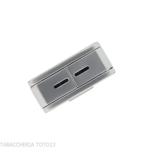 Porsche Design P 3648.02 Flat Jet Flame Lighter in Gray - Lighters - Metal