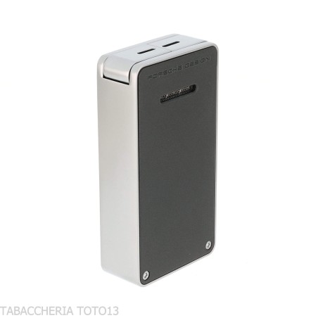 Accendino Porsche Design P 3648.02 grigio jet flame piatta - Accendini