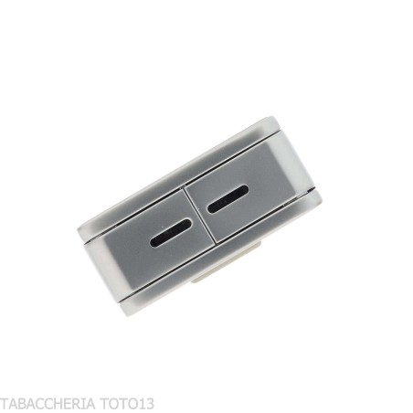 Accendino Porsche Design P 3648.03 silver jet flame piatta - Accendini