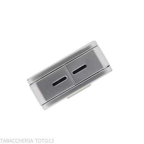 Encendedor Porsche Design P 3648.03 Plateado Jet Flame Flat - Alumbradores