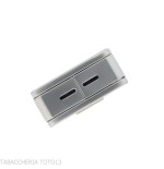 Briquet Porsche Design P 3648.03 argent à flamme jet plate - Briquets - Métal