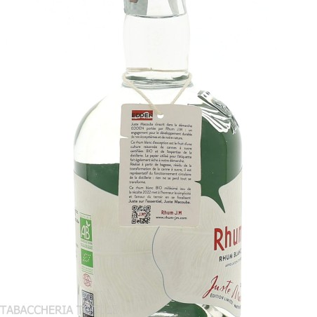 J.M. Rhum Agricole Blanc Bio Just Macouba Limited Edition Vol.52,1% Cl.70 - Destilliert