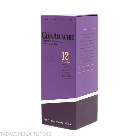 GlenAllachie 12 Y.o. single malt whisky Vol.46% Cl.70 - Spirits - Malt