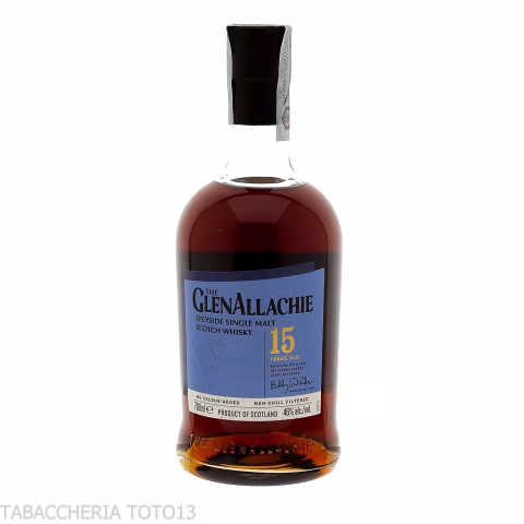 GlenAllachie 15 Y.o. single malt whisky Vol.46% Cl.70 - Spirits - Malt