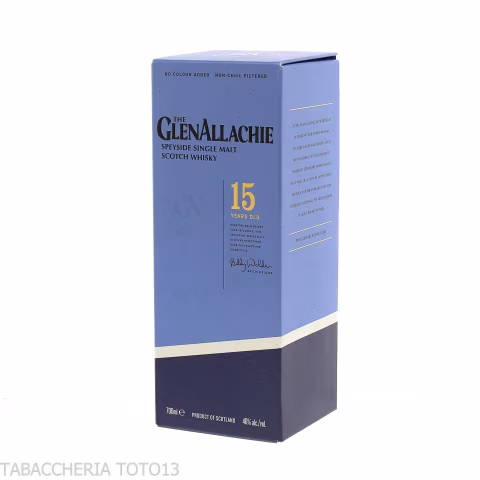 GlenAllachie 15 Y.o. single malt whisky Vol.46% Cl.70 - Spirits - Malt