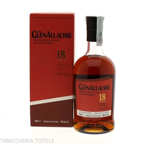 GlenAllachie 18 Y.o. single malt whisky Vol.46% Cl.70 - Licores