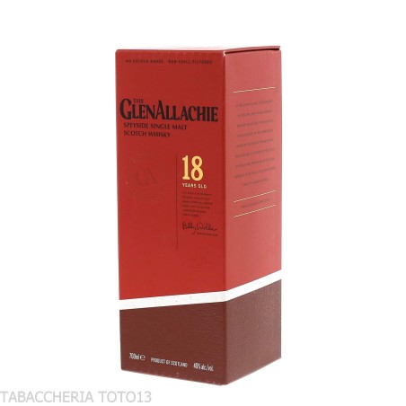 GlenAllachie 18 Y.o. single malt whisky Vol.46% Cl.70-Whisky