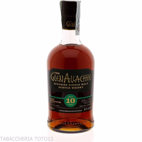 GlenAllachie 10 Y.o. batch 10 Cask Strength Vol.58,6% Cl.70 - Destilliert