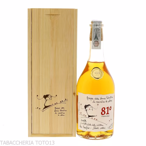 Grappa Levi Romano Della Donna Selvatica 81 Fiammifero Limited Edition Vol.50% Cl.70-Grappe