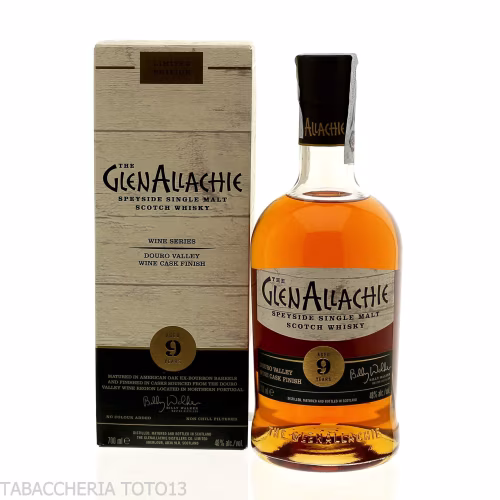 GlenAllachie 9 Y.o. Douro valley wine cask finish Vol.48% Cl.70-Whisky