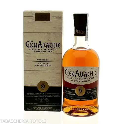 GlenAllachie 9 Y.o. Douro valley wine cask finish Vol.48% Cl.70 - Licores