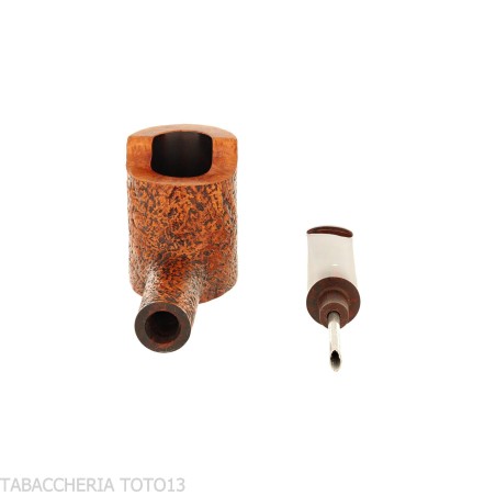 Dunhill County Group 5 tobacco pipe, Poker Motorities shape - Tobacco Pipes - Natural root