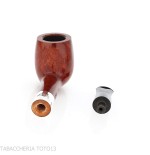 Peterson Deluxe Classic Terracotta 53 Lovat Fishtail Tobacco Pipe - Tobacco Pipes - Natural root