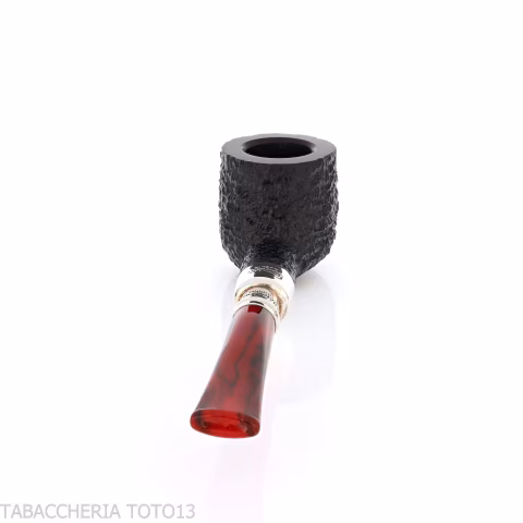 Peterson Newgrange spigot Sandblasted 606 Fishtail Pot - Tobacco Pipes - Natural root
