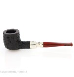 Peterson Newgrange spigot Sandblasted 606 Fishtail Pot - Tobacco Pipes - Natural root