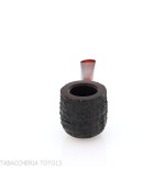 Peterson Newgrange spigot Sandblasted 606 Fishtail Pot - Tobacco Pipes - Natural root