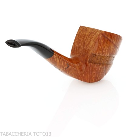 Pipa con forma de Dublín medio doblada Baldo Baldi en brezo brandy de grado 4 - Pipas de Tabaco