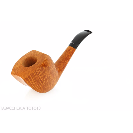 Baldo Baldi Pipe demi-courbée forme Dublin en bruyère brandy grade 4 - Pipe Pour le Tabac - Racine naturelle
