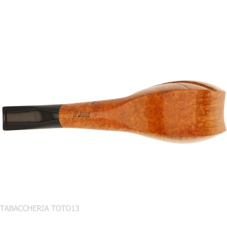 Baldo Baldi Pipe demi-courbée forme Dublin en bruyère brandy grade 4 - Pipe Pour le Tabac - Racine naturelle