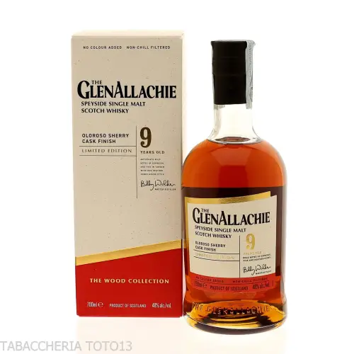GlenAllachie 9 Y.o. Oloroso sherry wood collection Vol.48% Cl.70 - Licores